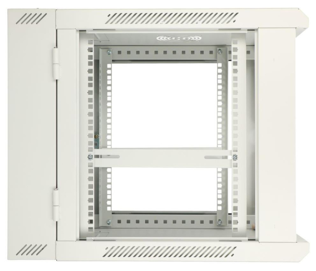Extralink Wisząca 19" 12U 600x600mm dwusekcyjna (szara) EX.12912 - 489410 - zdjęcie 6
